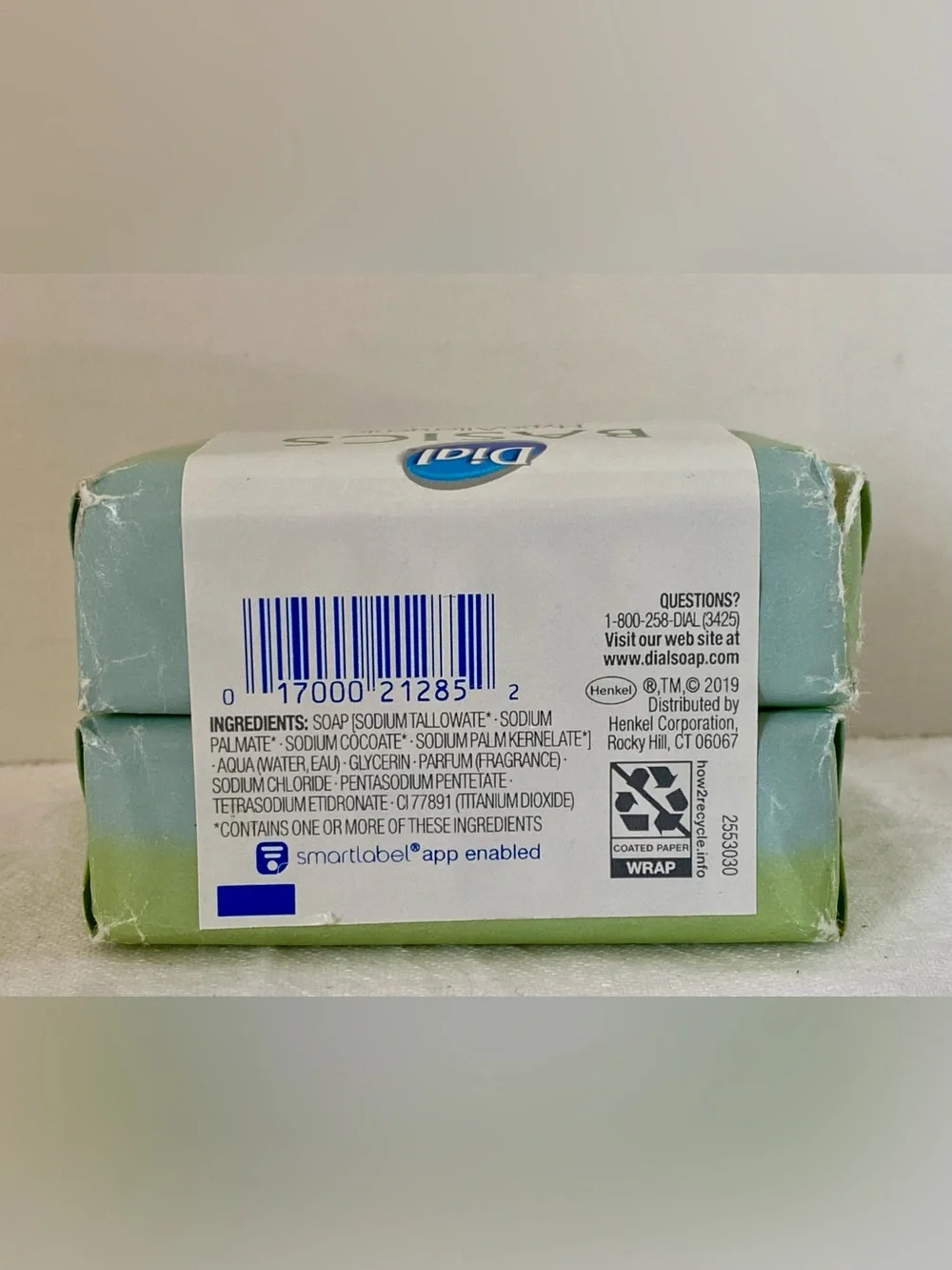 Dial Basics Hypoallergenic Bar Soap, 3.2 oz - 2 Pack NEW Discontinued